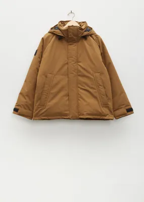 Down Army Hooded Jacket — Coyote