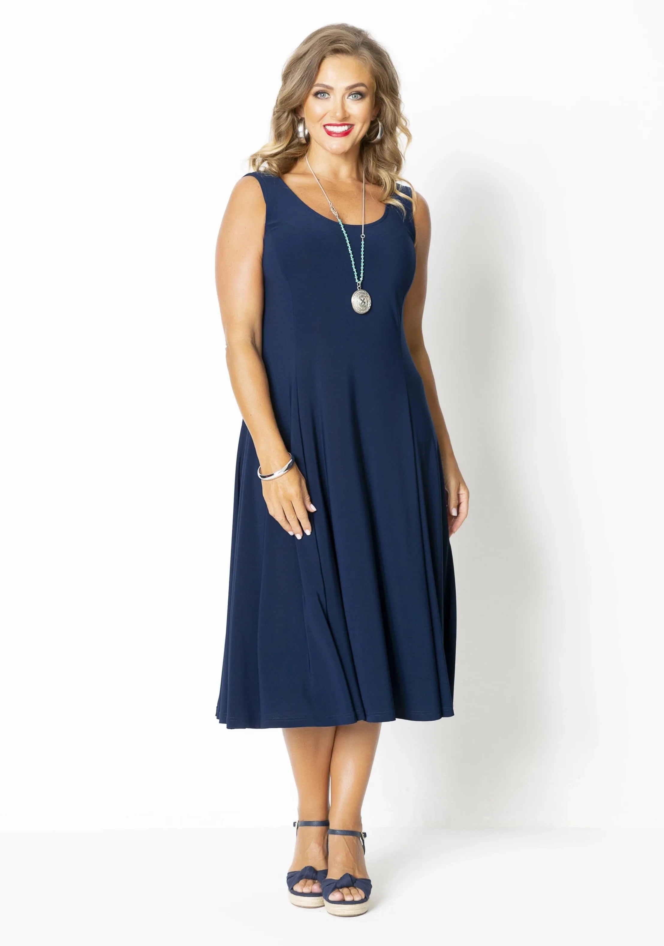 1046 Jersey Panel Dress