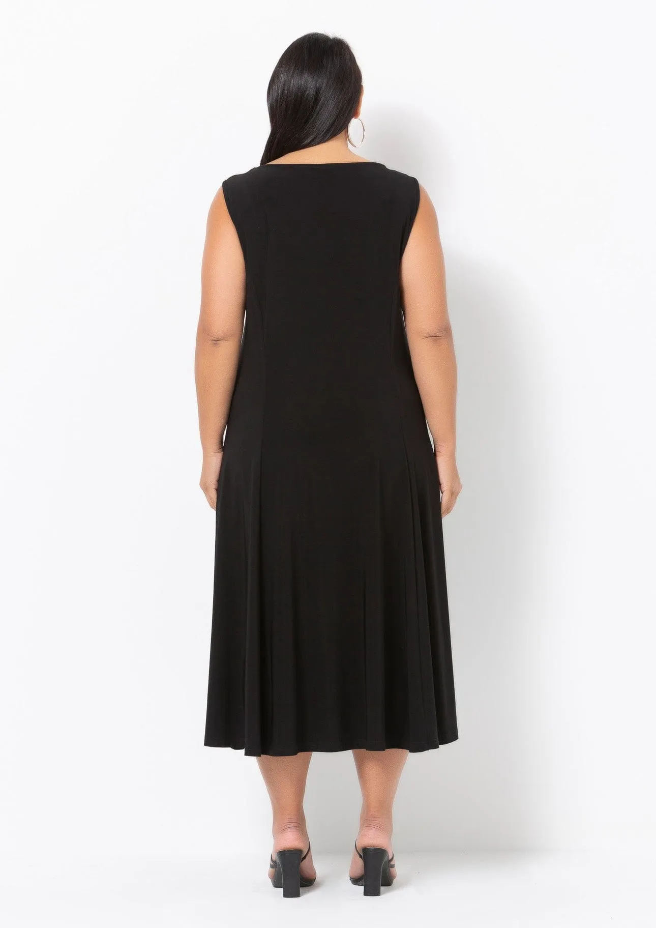 1046 Jersey Panel Dress