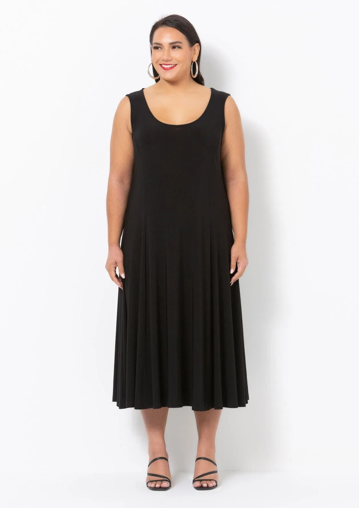 1046 Jersey Panel Dress