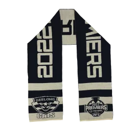 2022 Geelong Premiership merino wool scarf