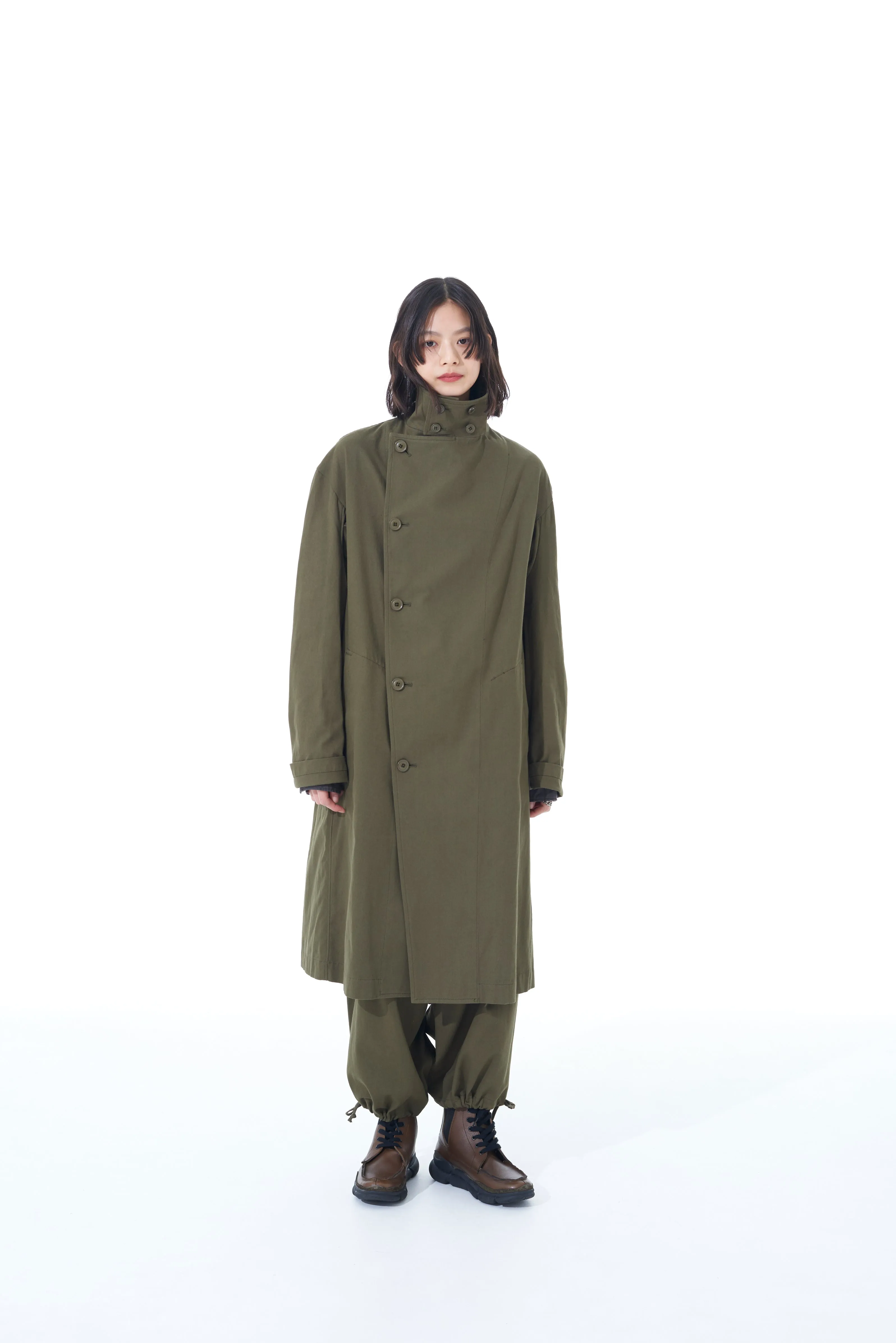 20/COTTON TWILL LONG COAT