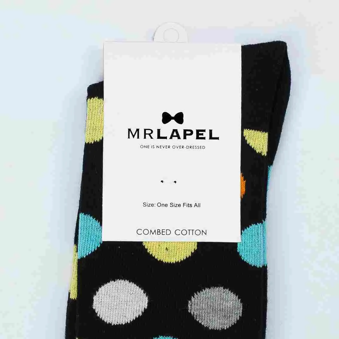 3-Pack Black Polka Dot Socks