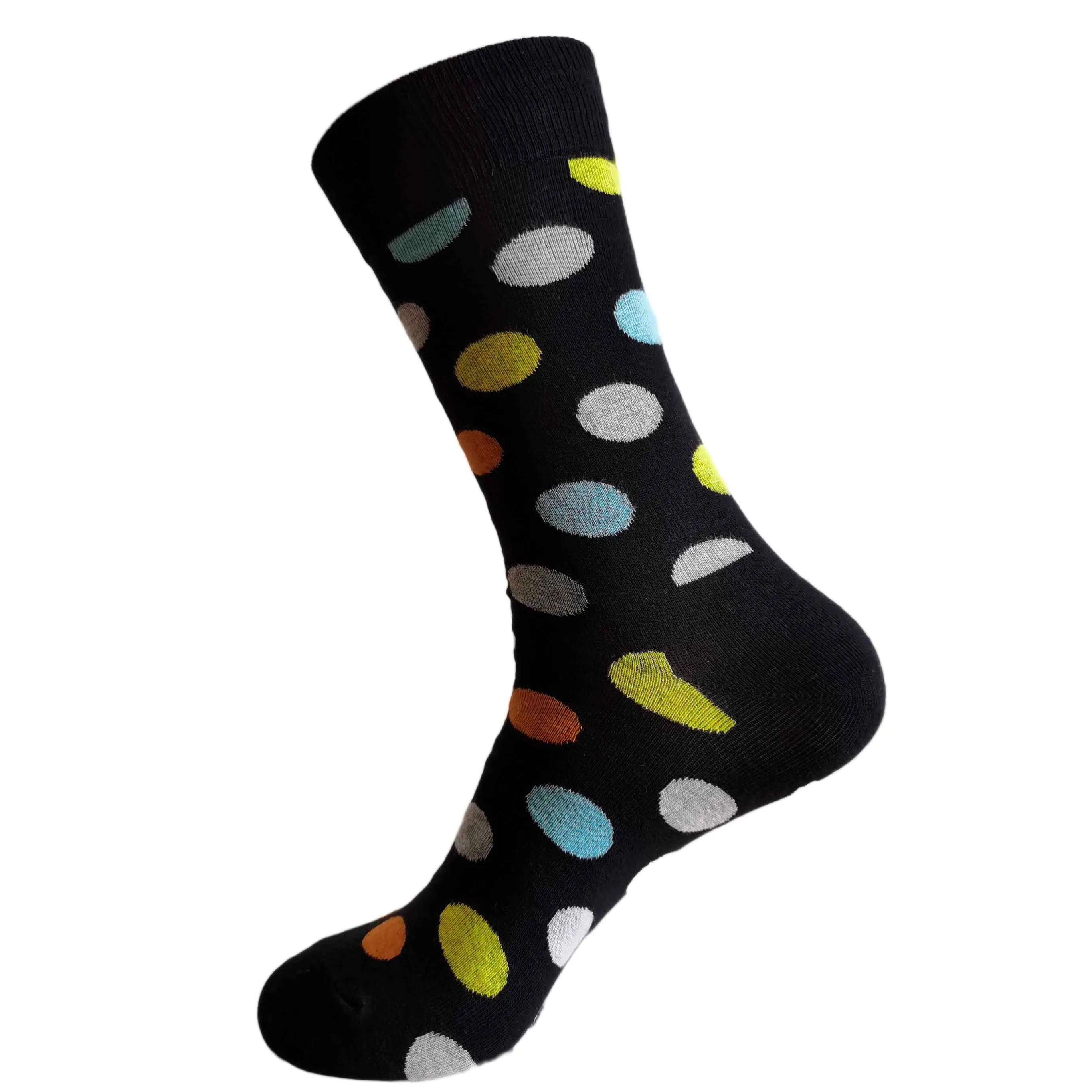 3-Pack Black Polka Dot Socks