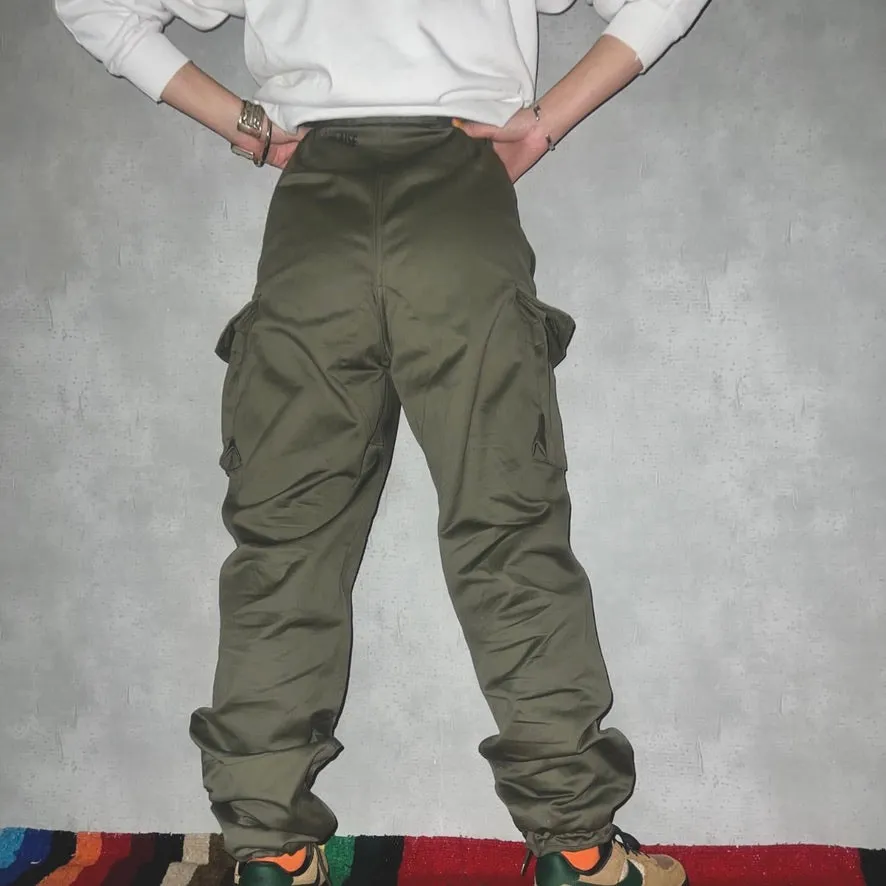 70'S FRENCH ARMY / M-64 CARGO PANTS / 68L