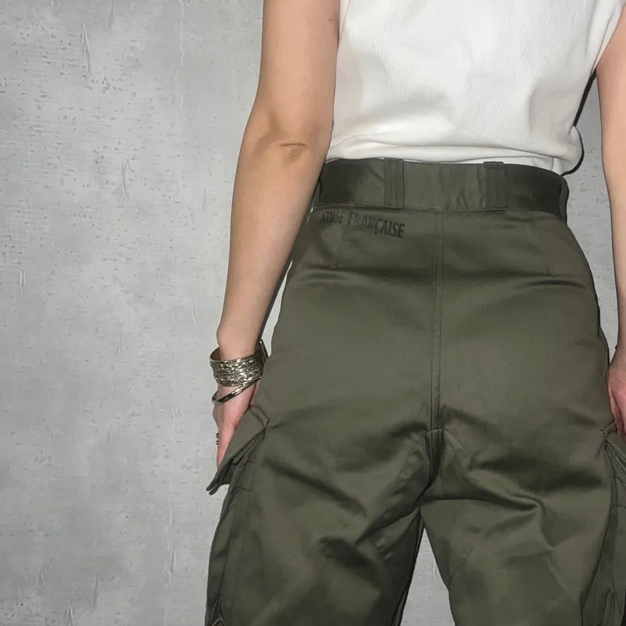 70'S FRENCH ARMY / M-64 CARGO PANTS / 68L