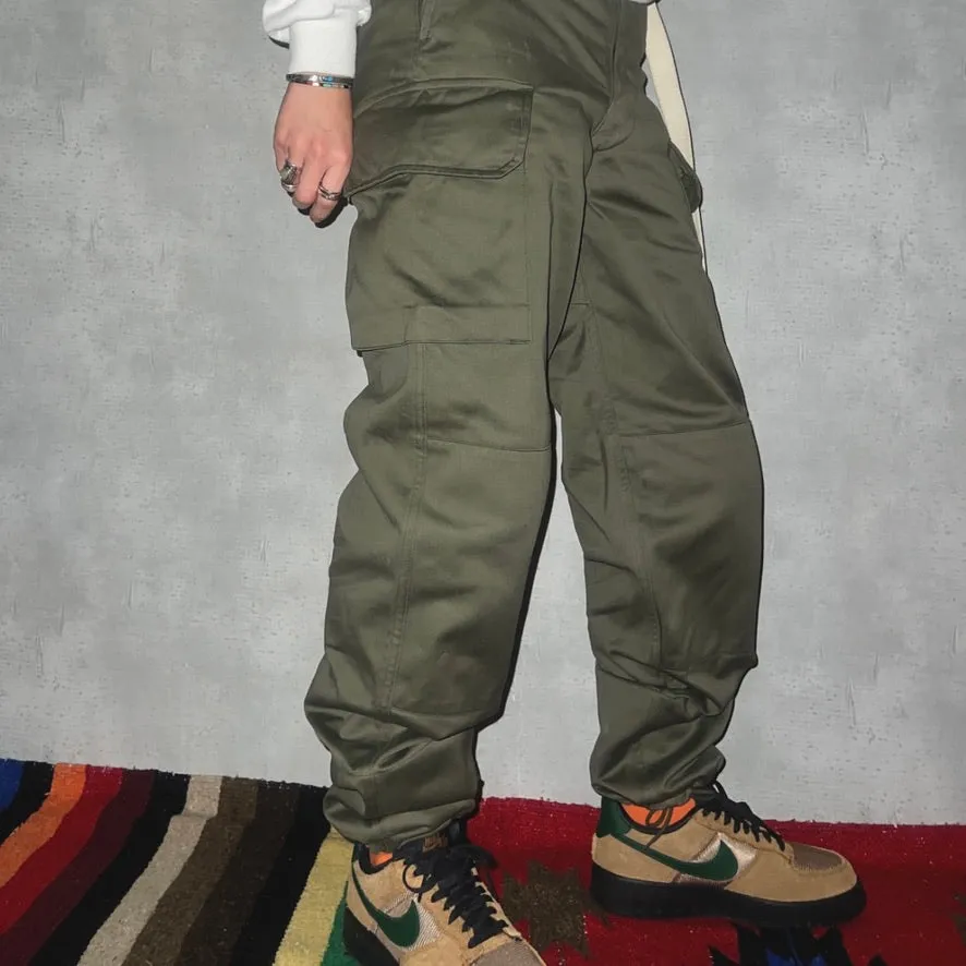 70'S FRENCH ARMY / M-64 CARGO PANTS / 68L