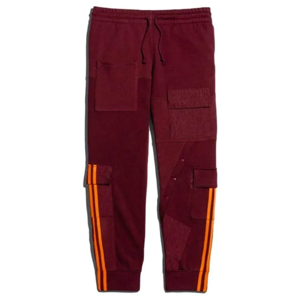 adidas Ivy Park Cargo Sweatpants Maroon/Solar Orange