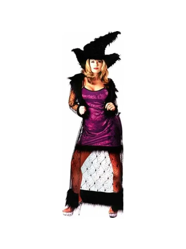 Adult Mystic Purple Witch Costume