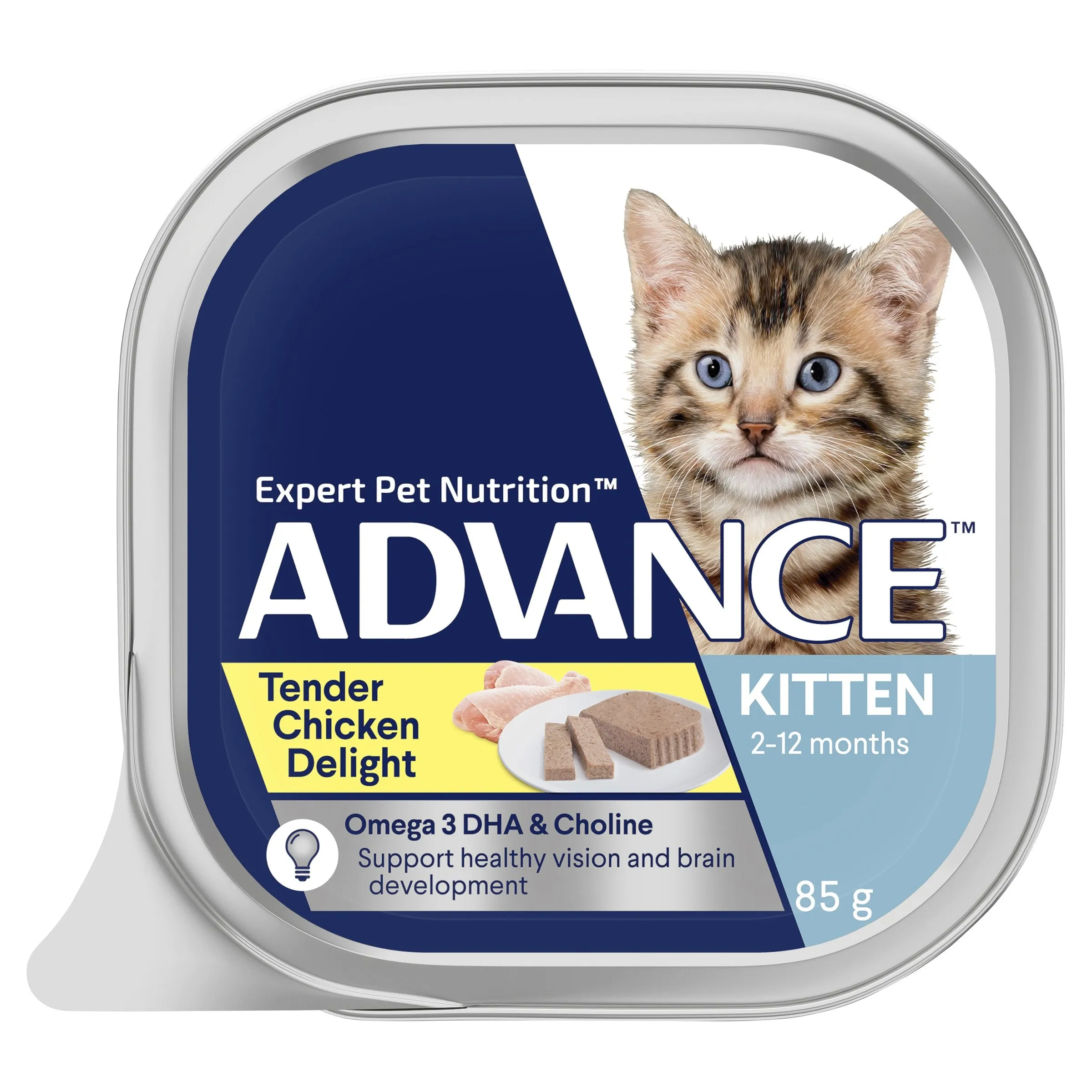 Advance Tender Chicken Delight Kitten Wet Food Food 85g