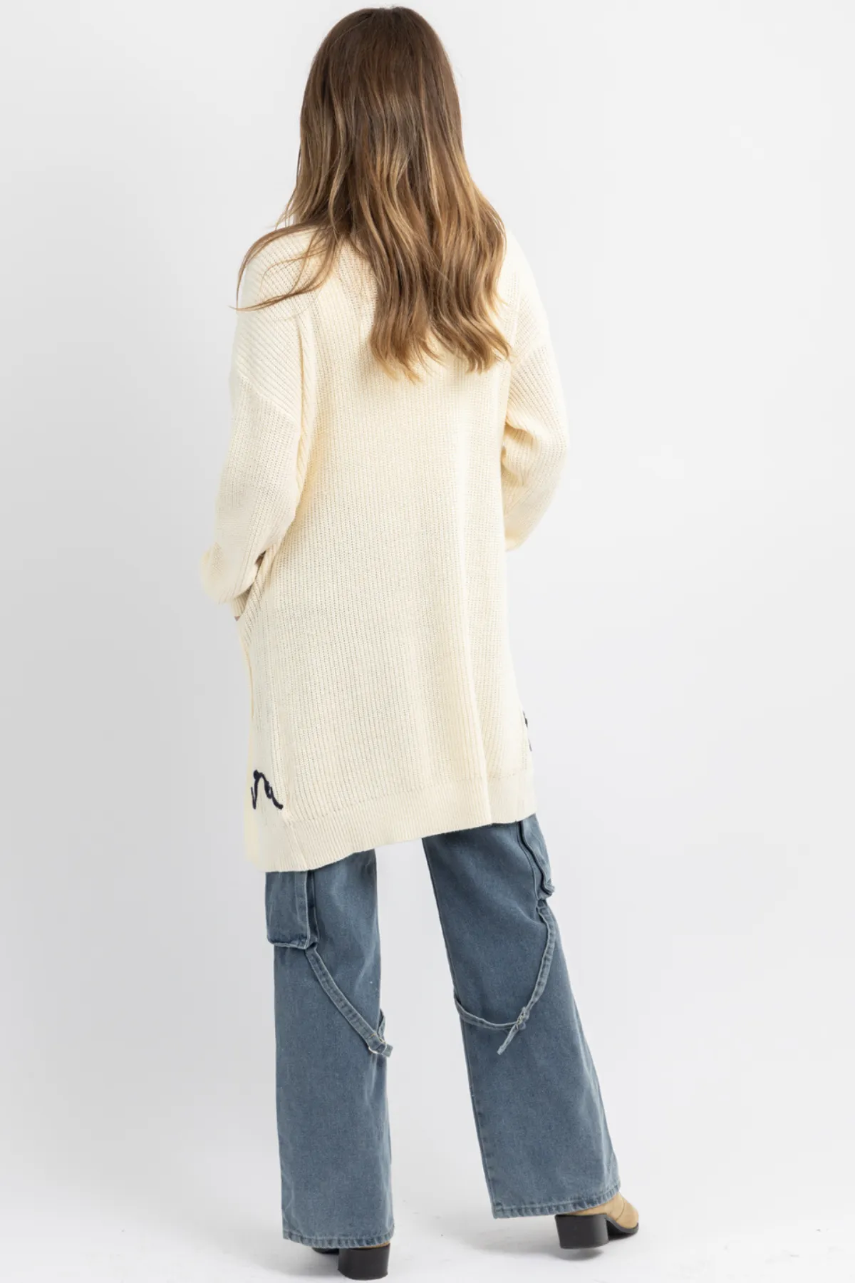 ALL LOVE CONTRAST CARDIGAN