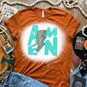 Amen Distressed Bleached Shirt