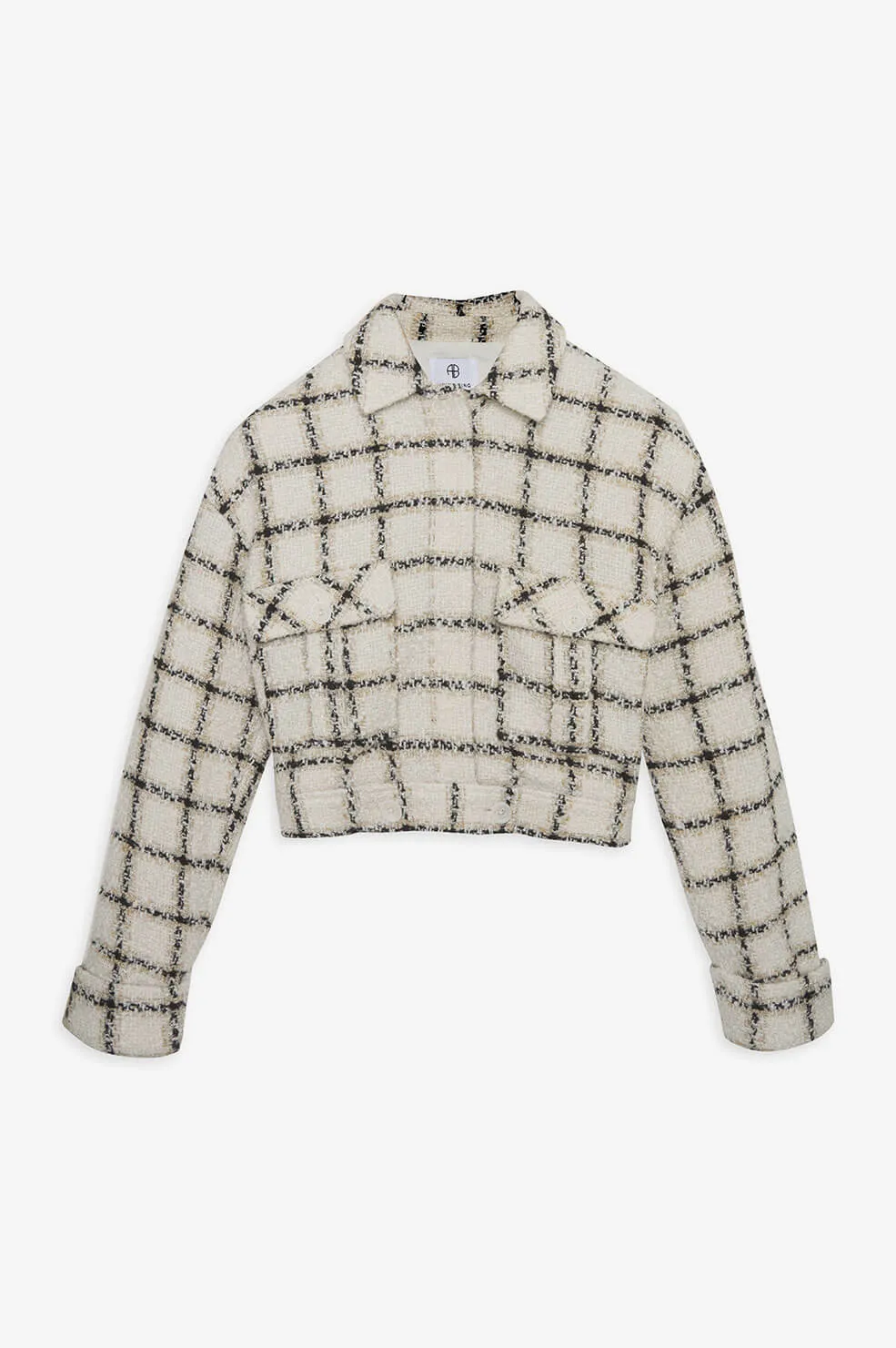 Anine Bing - Adriana Jacket in Beige Plaid