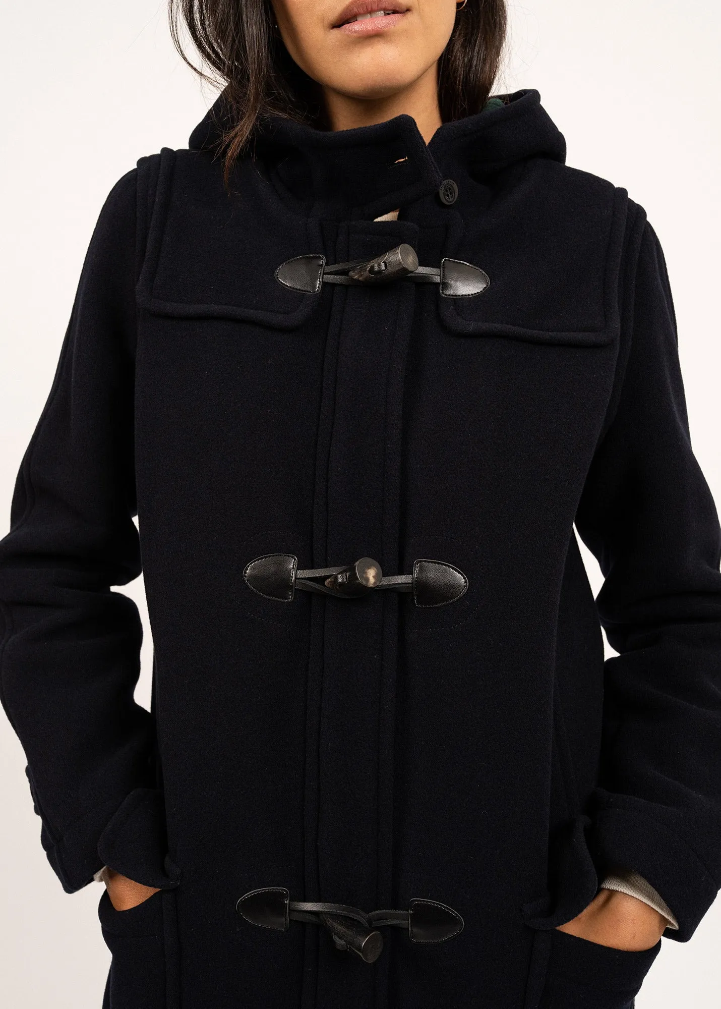 Arctique classic duffle-coat - in wool (NAVY)