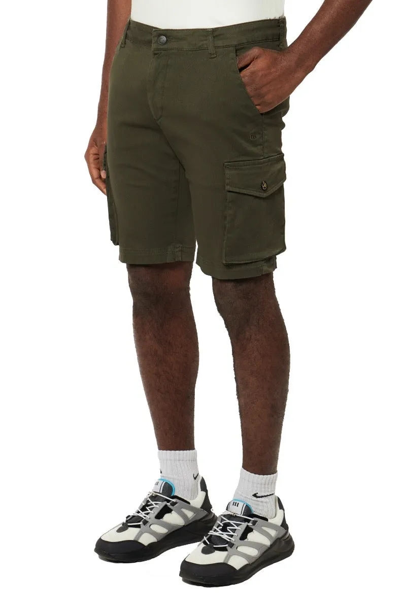 BASIC VARSITY CARGO SHORT | ARMY