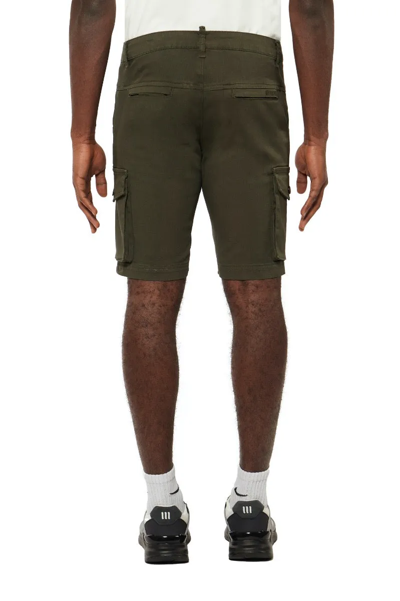 BASIC VARSITY CARGO SHORT | ARMY