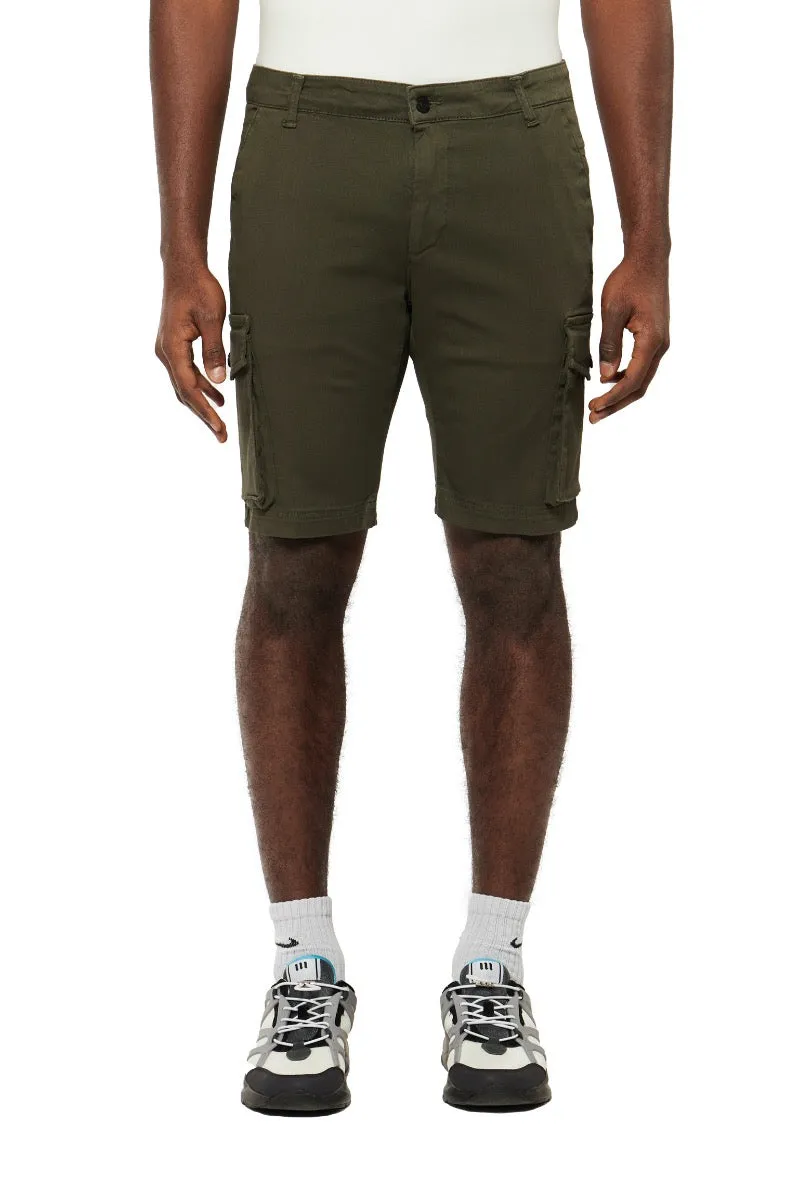 BASIC VARSITY CARGO SHORT | ARMY