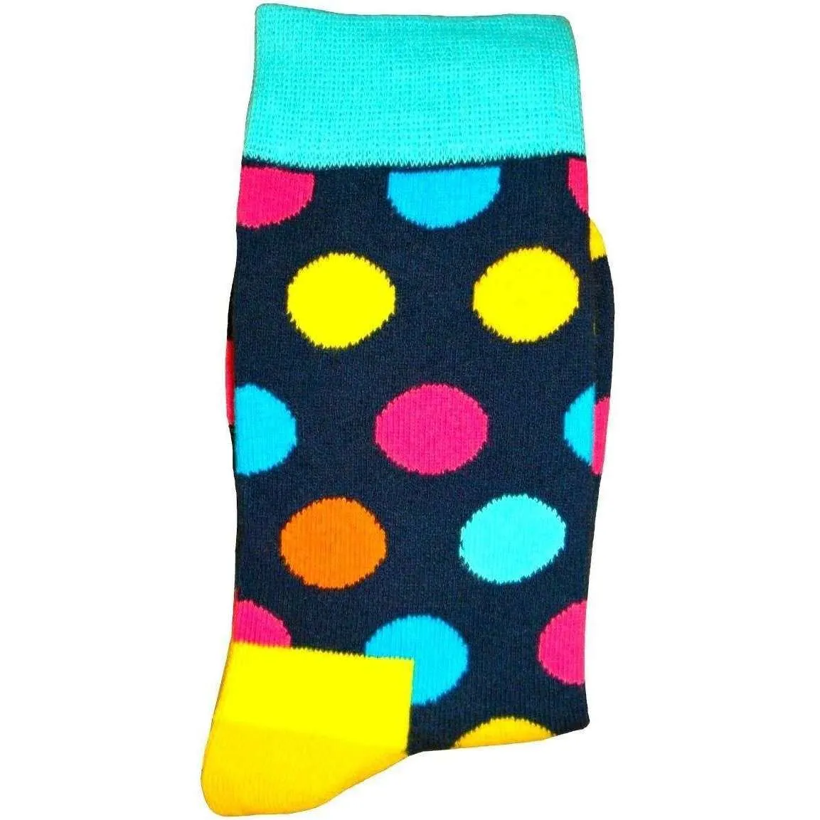 Bassin and Brown Spotted Socks - Navy/Multi-colour