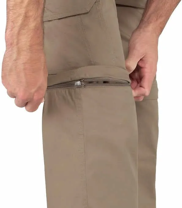 BC Clothing Men's Convertible Stretch Cargo Pants or Shorts