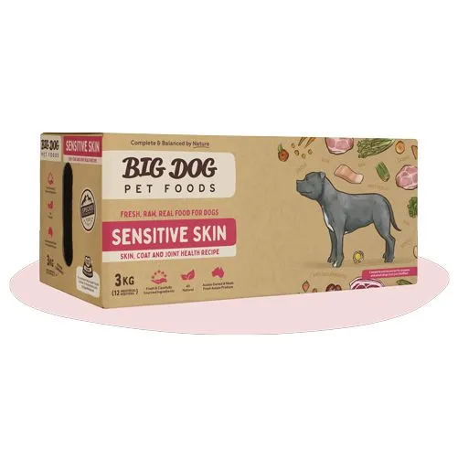 Big Dog BARF Sensitive Skin Raw Dog Food 3kg