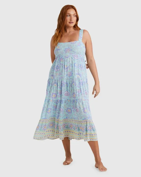 Billabong Hideaway Shine On Midi Dress