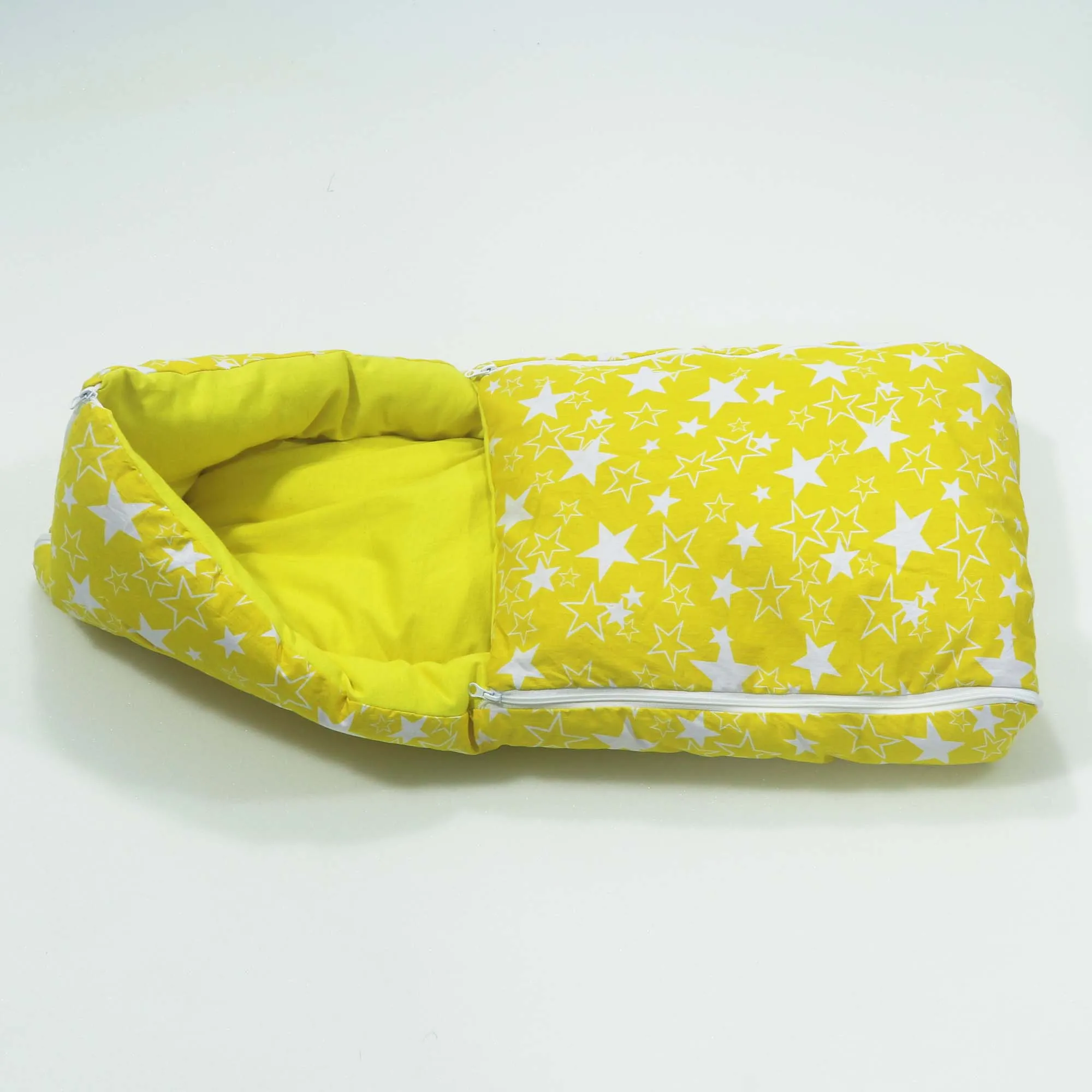 Born Star Yellow Baby Sleeping Bag N Carrier