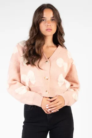 Bow Bliss Knit Button Up Cardigan