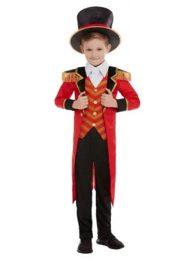 Boys Costume - Deluxe Ringmaster Red Costume