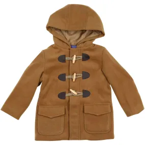 Boys zip duffel coat rust