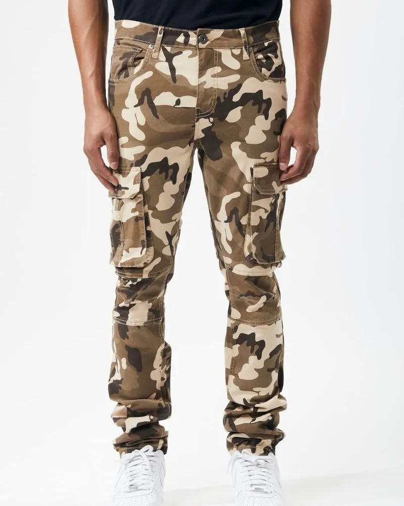 Camo Twill Cargo Pants