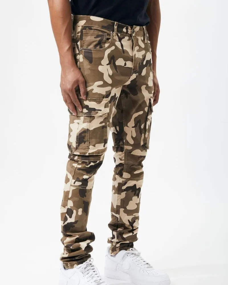 Camo Twill Cargo Pants