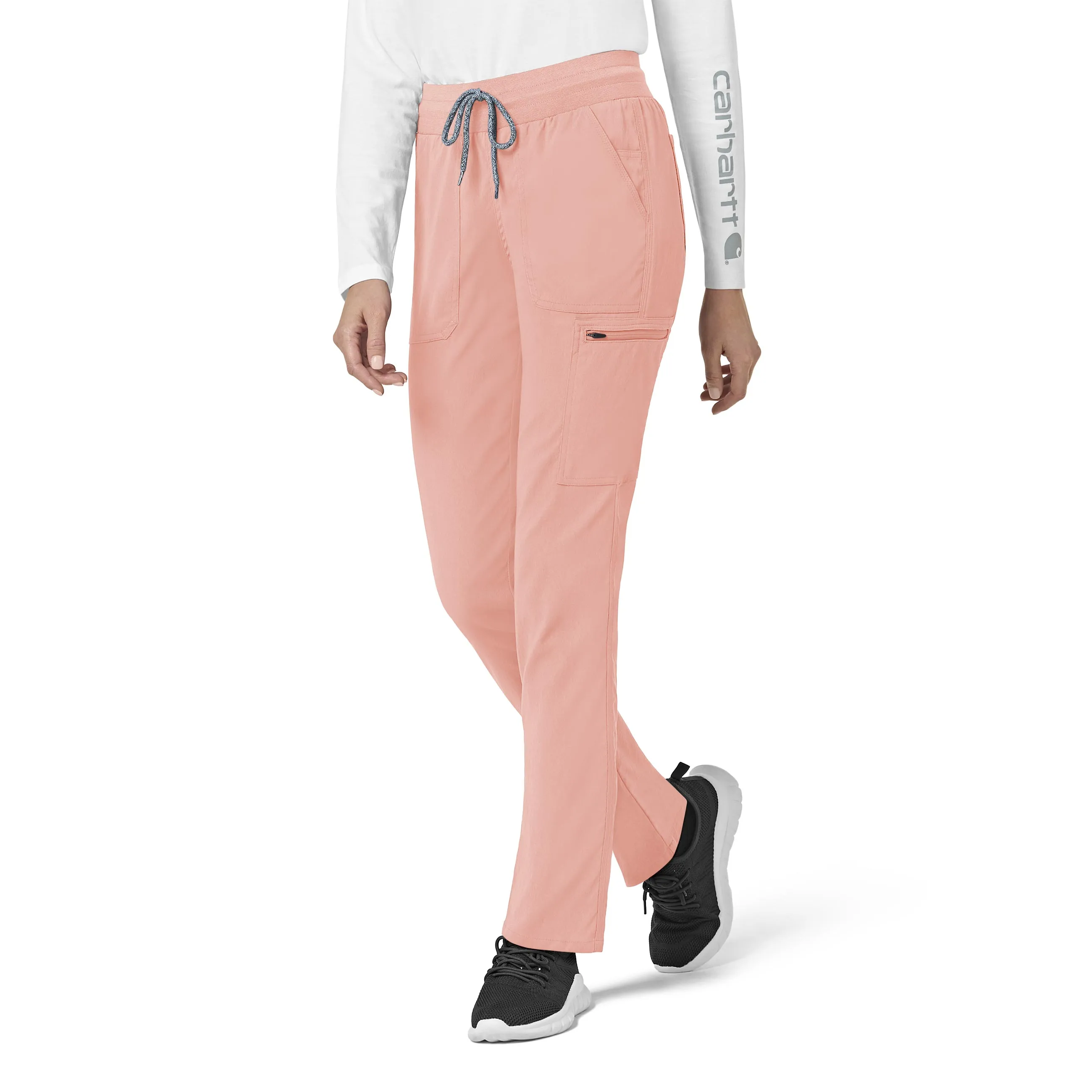 Carhartt Rugged Flex Peak Women's Slim Leg Scrub Pant - Sorbet