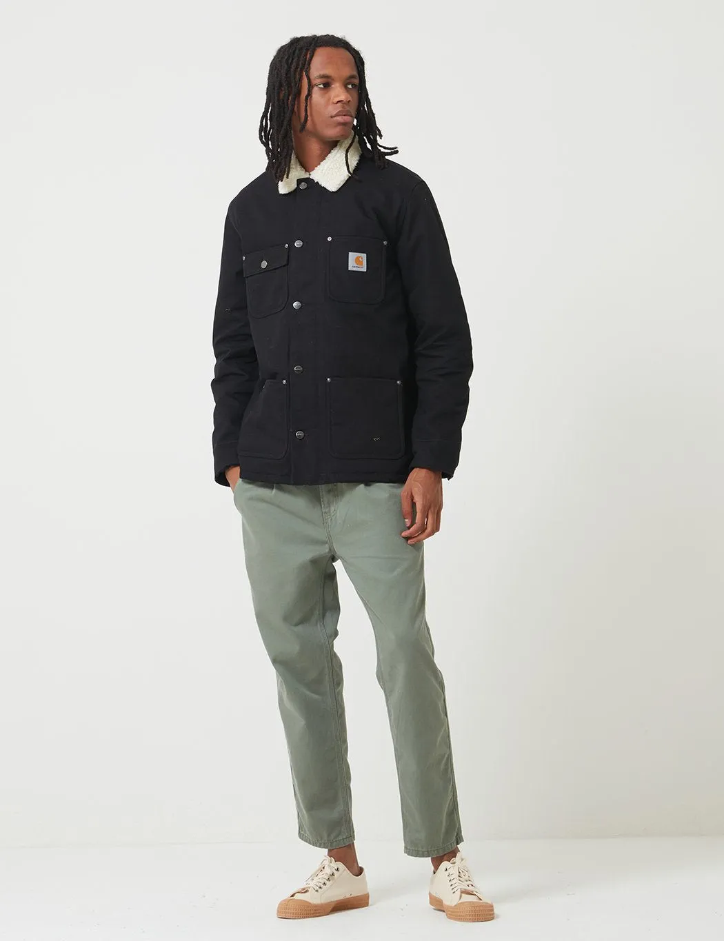 Carhartt-WIP Fairmount Coat - Black Rigid