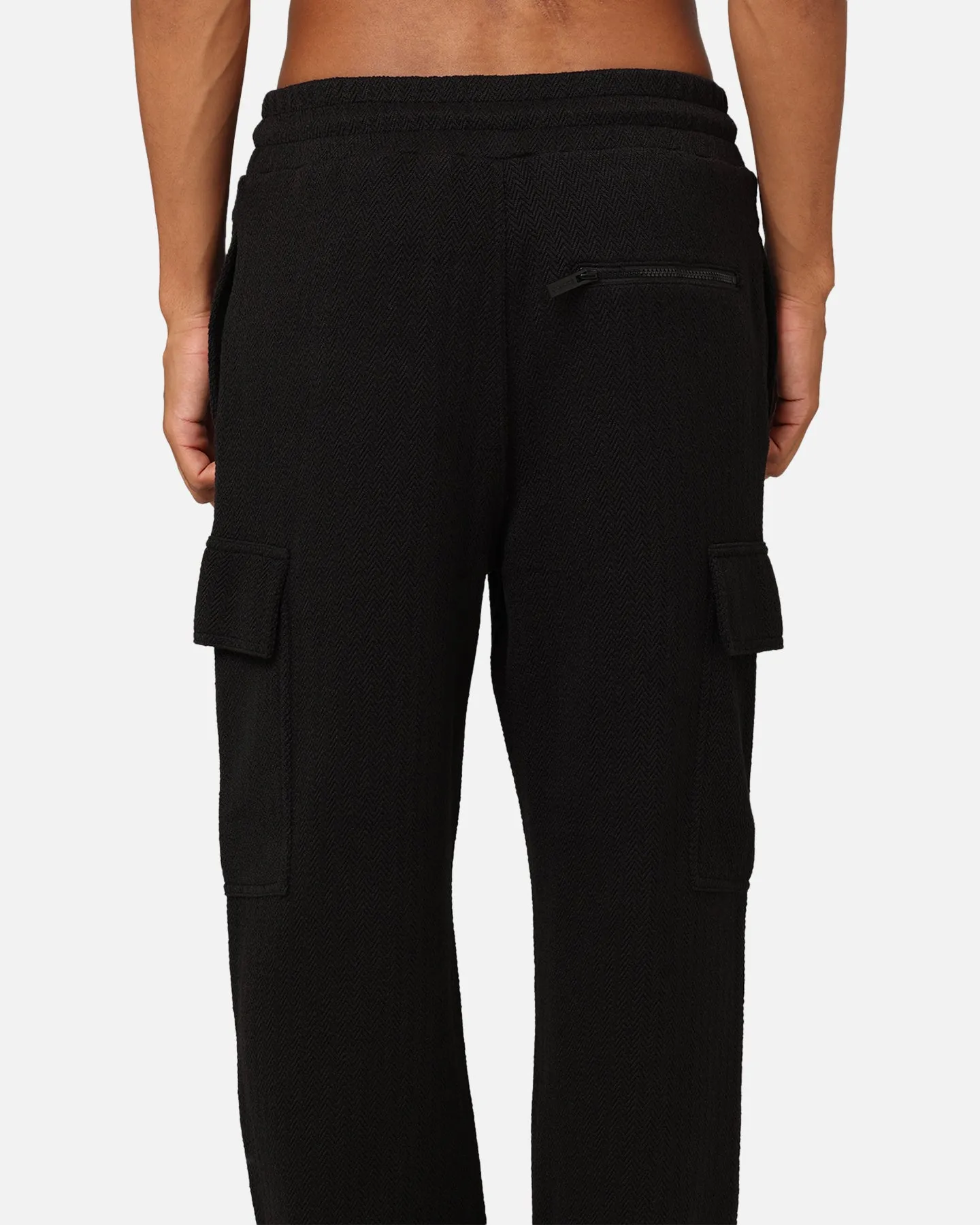 Carre Grain Superior Cargo Jogger Black