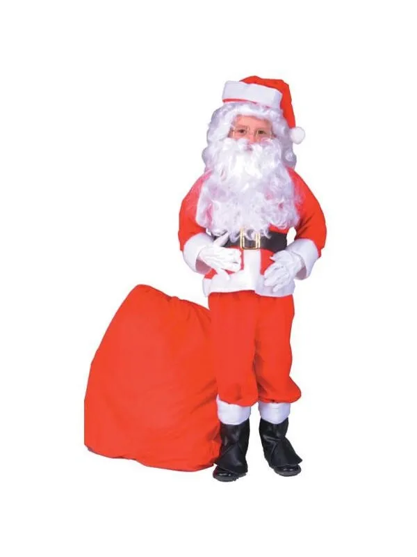 Child Santa Claus Costume Suit