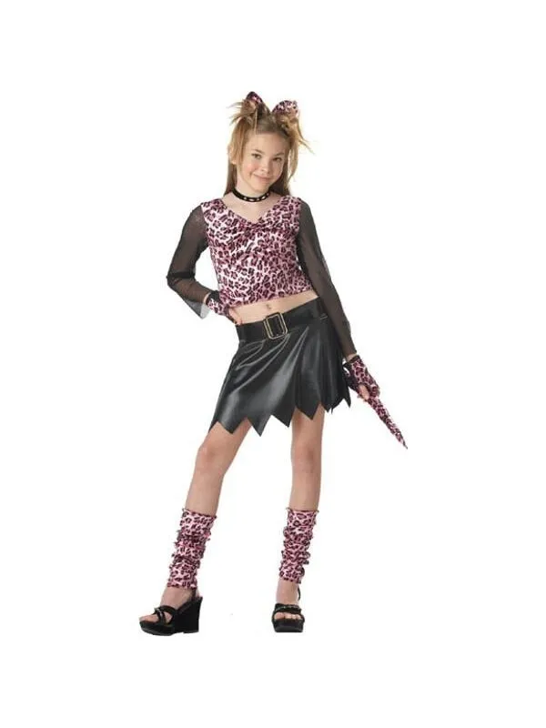 Child's Pink Leopard Dress Costume