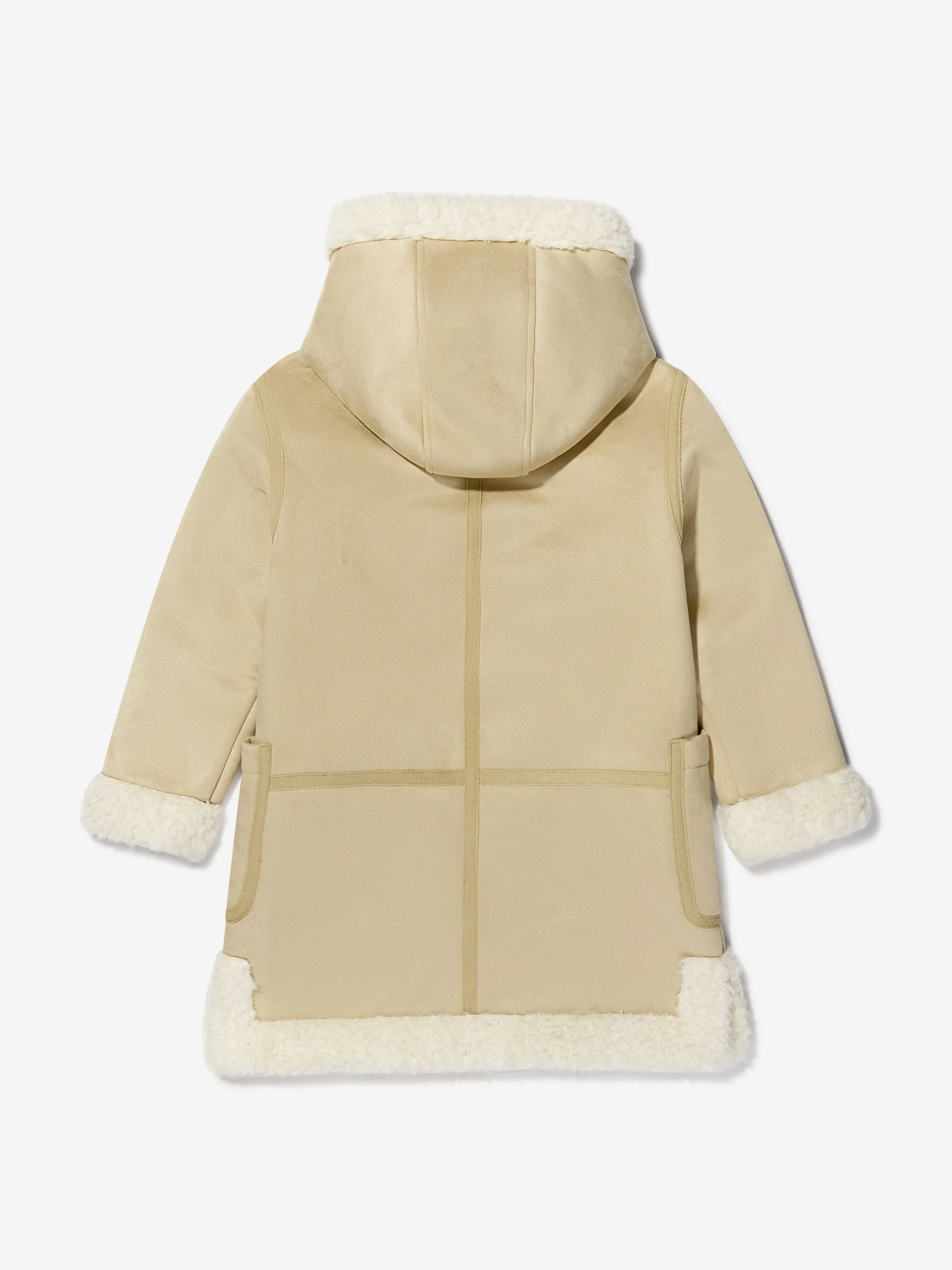 Chloé Girls Faux Shearling Coat