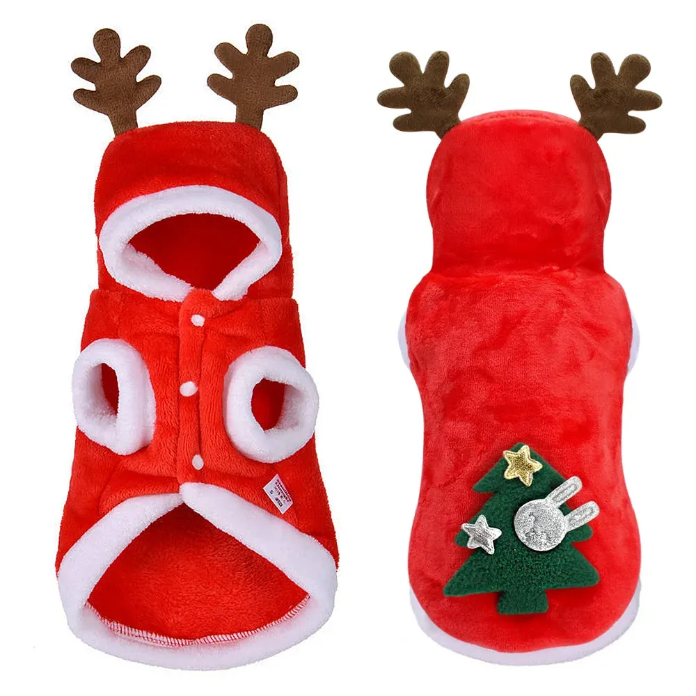 Christmas Santa Costume - Cats and Dogs