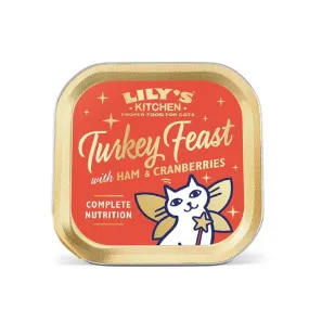 Christmas Turkey Feast with Ham & Cranberries Cat Wet Food