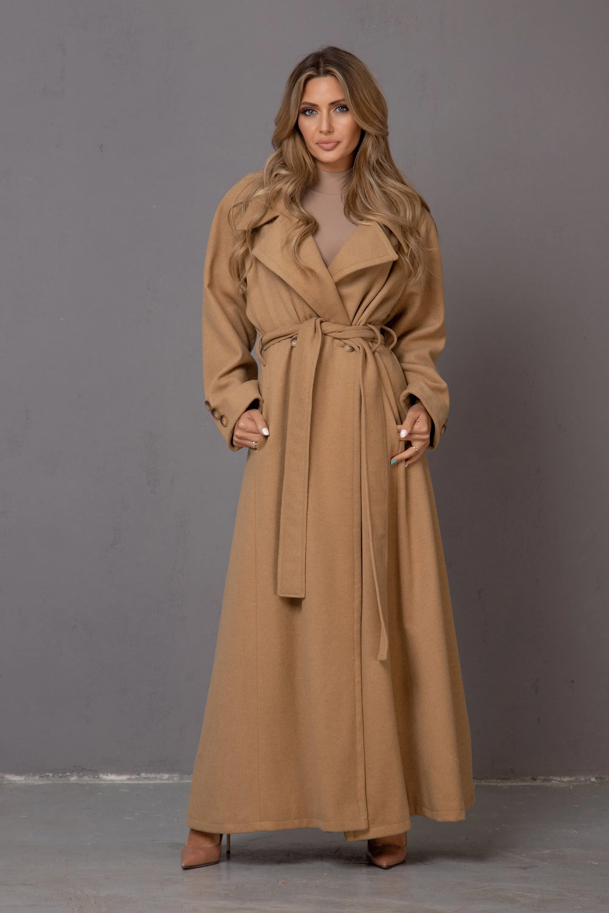 CHUNKY BELTED COAT