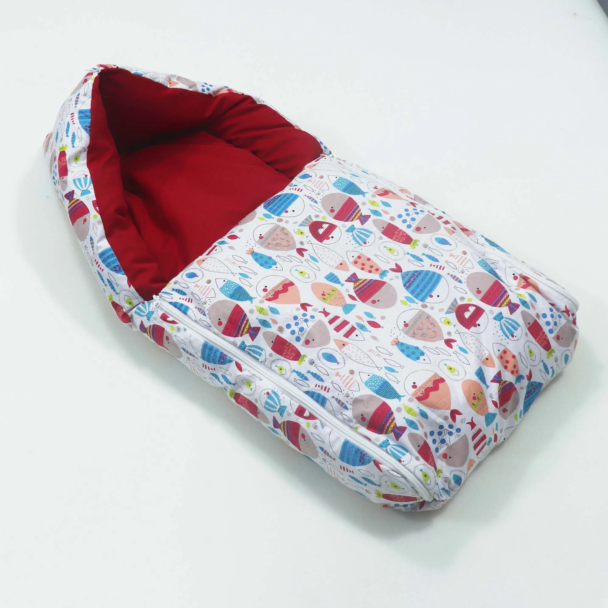 Colorful Fishes Baby Sleeping Bag N Carrier