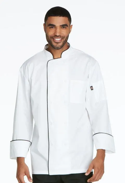 Cool Breeze Chef Coat with Piping