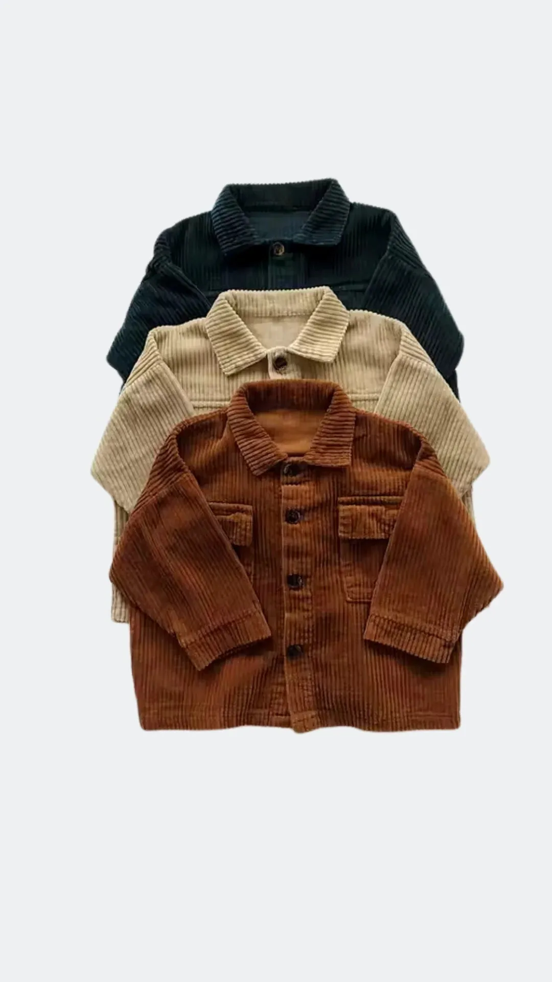 Corduroy Teal Slate Shirt