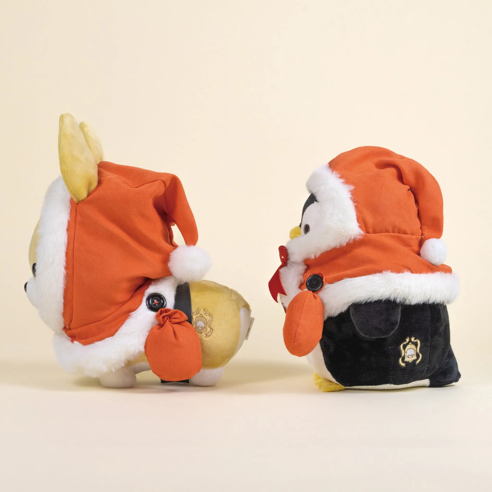 Corgi with Santa Outfit