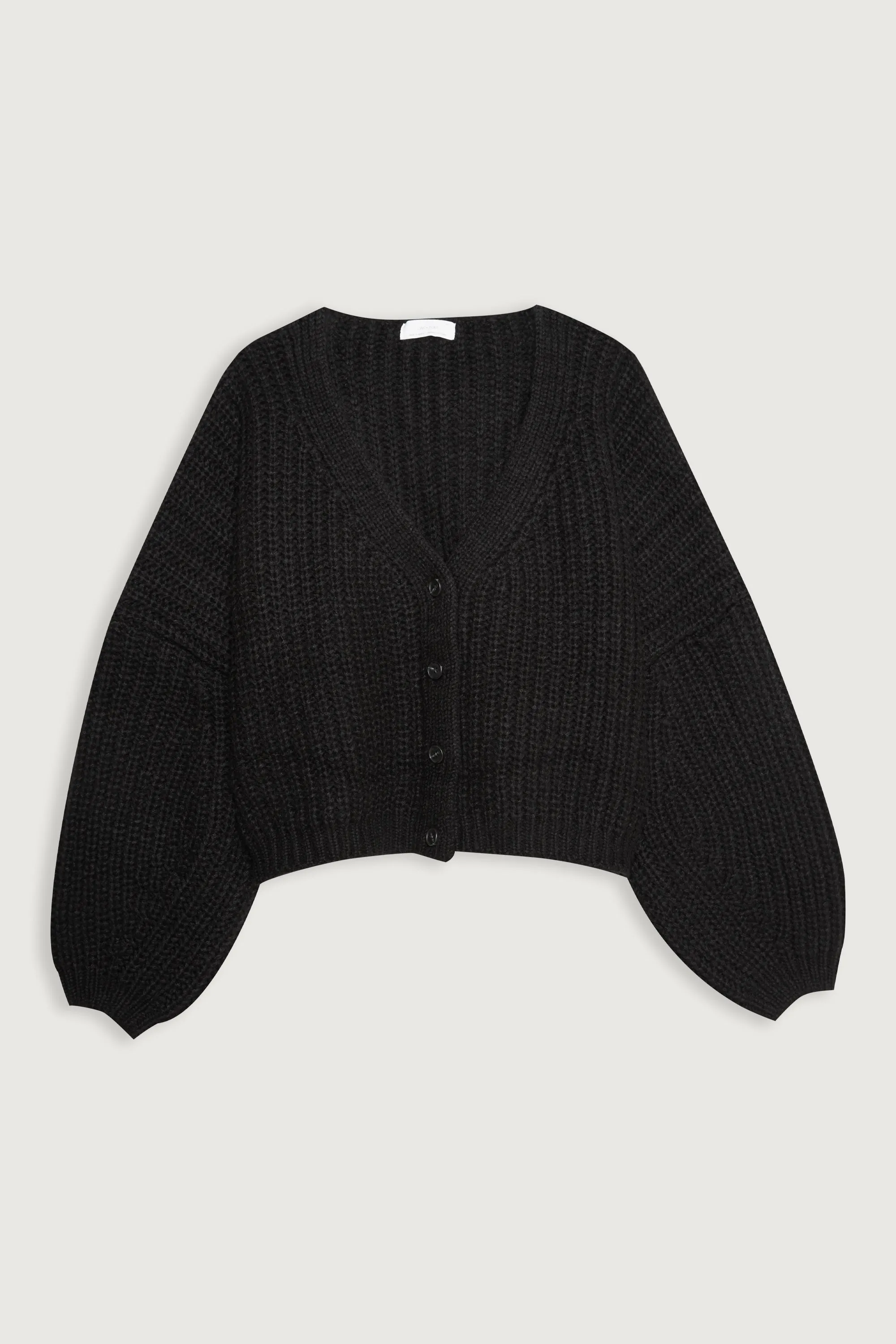 CROPPED BUTTON FRONT CARDIGAN