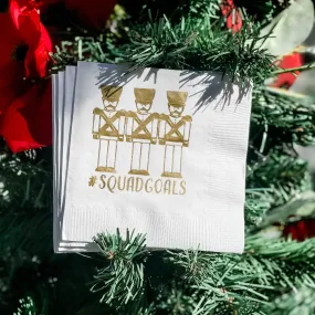 Custom Squad Goals Nutcracker Napkins