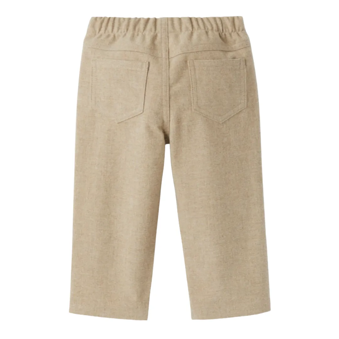 Dark Beige Baby Trousers