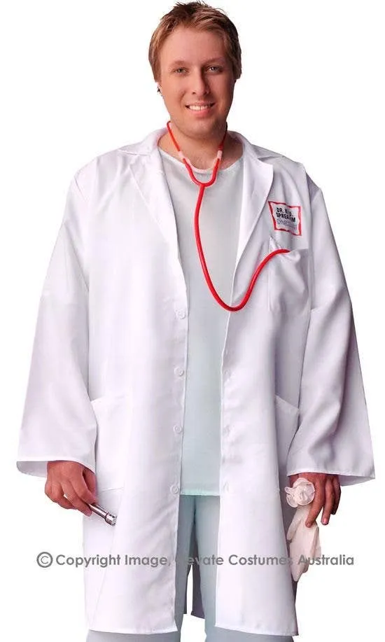 Dr. Feelgood Plus Size Mens Doctor Dress Up Costume