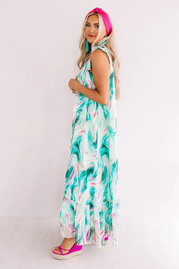 Dreamy Babe Maxi In Green