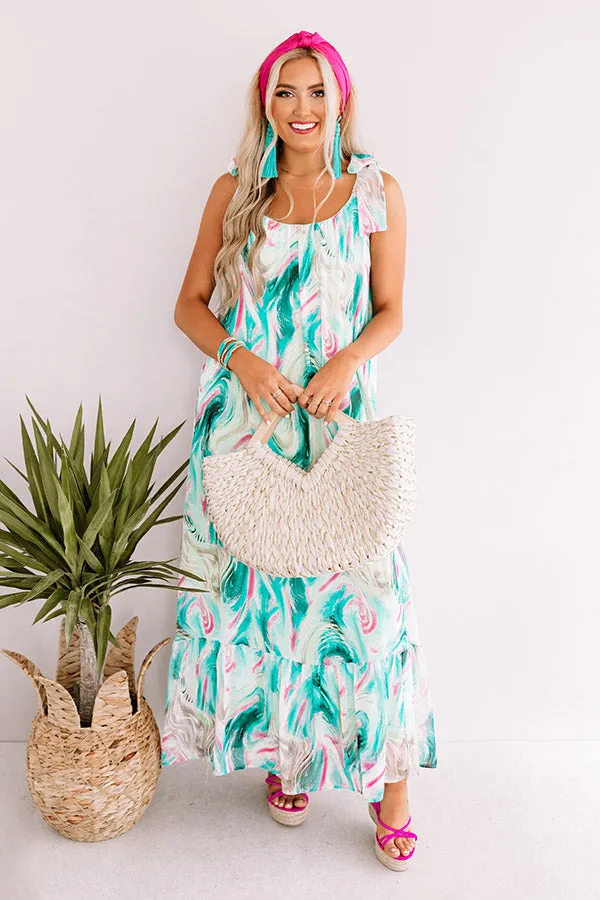 Dreamy Babe Maxi In Green